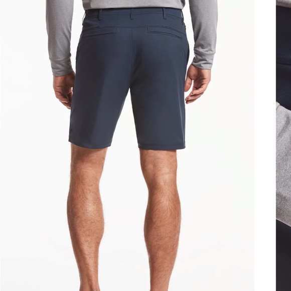 Public Rec Men’s Workday Shorts Navy Blue Size 40 EUC Sport Casual Travel - Picture 2 of 13